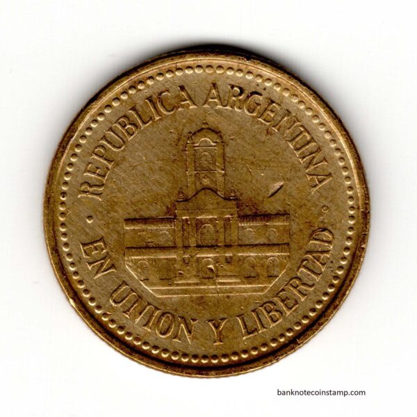 Argentina 25 Centavos Used Coin