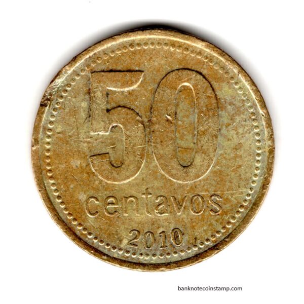 Argentina 50 Centavos Used Coin