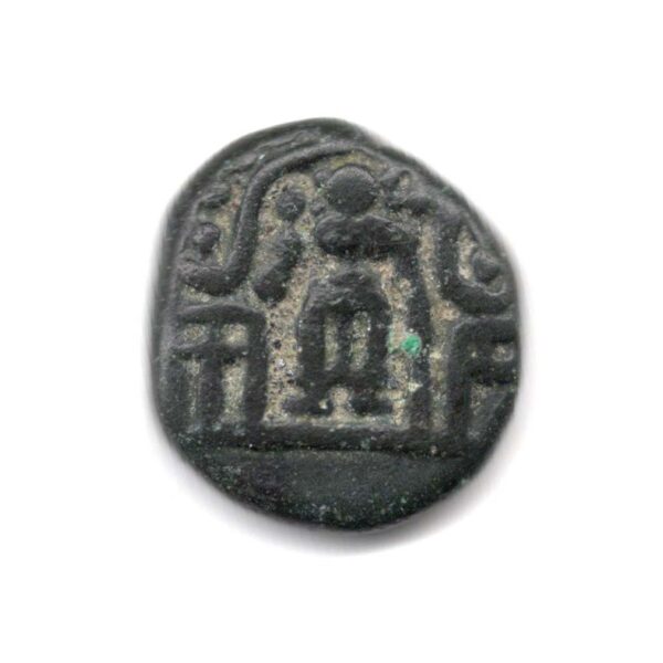 Madurai Nayak Coin Standing Meenakshi Telugu legend M08