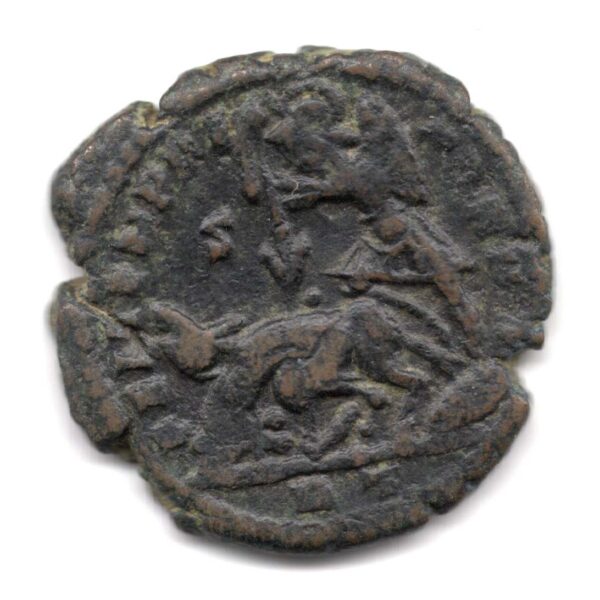 Alternative view of Constantius II Bronze Nummus Coin – FEL TEMP REPARATIO – Sirmium M18