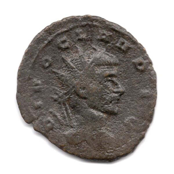 Ancient Roman Claudius II Gothicus Posthumous Antoninianus – CONSECRATIO Altar – AD 270 M19