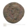 Obverse Image Alt Text: Claudius I AE As ancient Roman bronze coin obverse AD 41-54