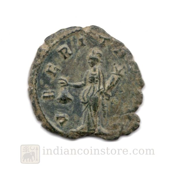 Philip I Antoninianus emperor sacrificing over altar RIC 79a