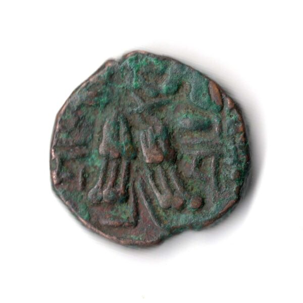 Medieval Indian Kashmir copper coin (c900AD) M30