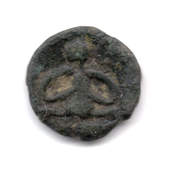 Kalachuris of Mahishmati – Krishnaraja Copper Unit, c. 550–575 CE