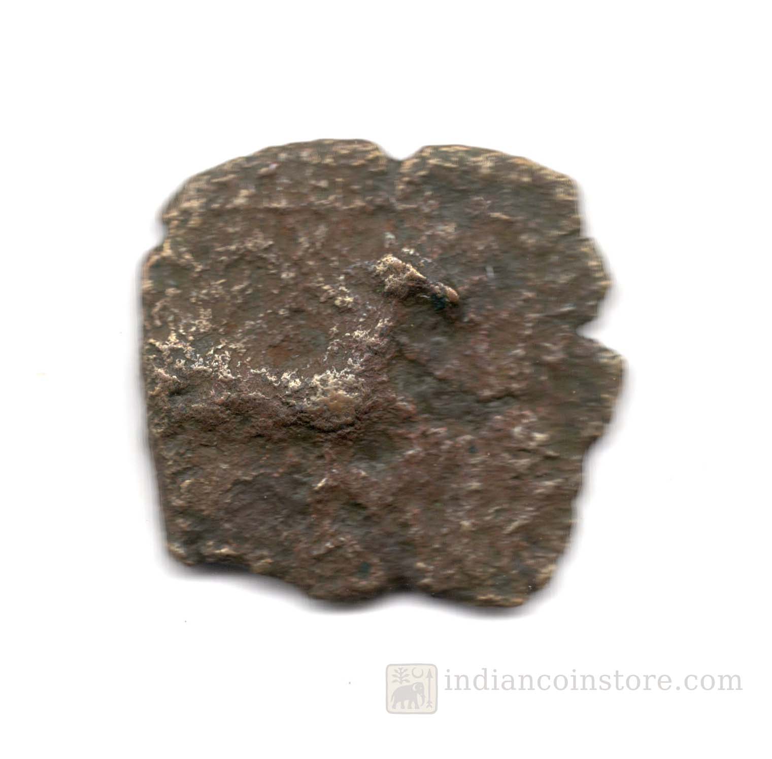 Sangam Age Malayaman Copper Coin – Horse & River Map Type, c. AD 50–100 M64