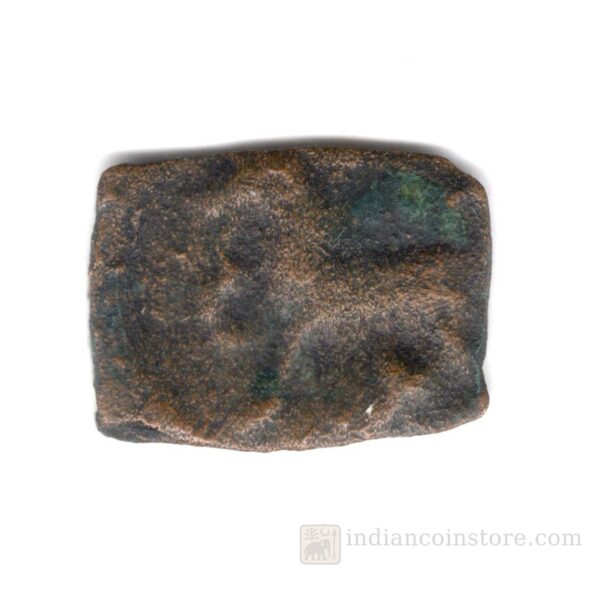 Sangam Age Malayaman Copper Coin – Horse & River Map Type, Tirukoilur M70