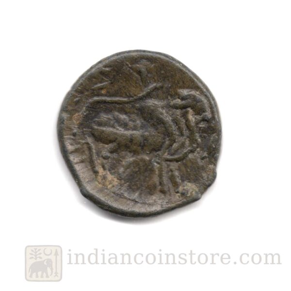 Pallava Mahendravarman I bull potin coin Kanchipuram