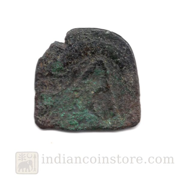 Sangam Pandya Elephant & Fish Copper Square Coin – Ancient Tamil Coin